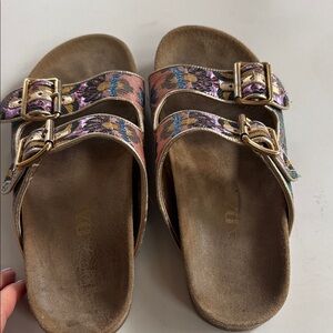 Prada Women's Multicolor Buckle Sandals